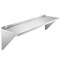 KUTLER Stainless Steel Shelf, NSF Commercial Wall Mount Shelves with Backsplash, Floating Metal Shelving for Restaurant, Kitchen, Home, Garage